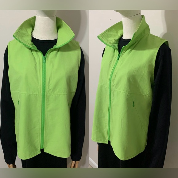 Lime Green Nylon Vest - Picture 5 of 17
